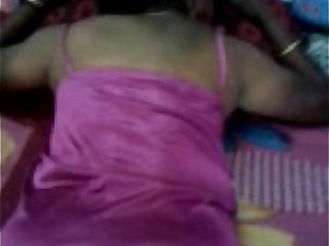 satin maami maid in nighty 3