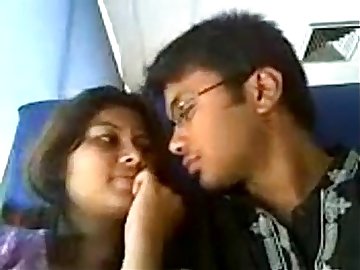 Indian lovers hot lip kiss