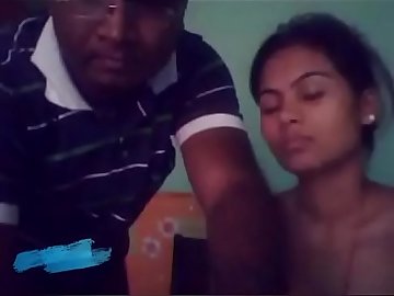 Desi couple having a session on webcam